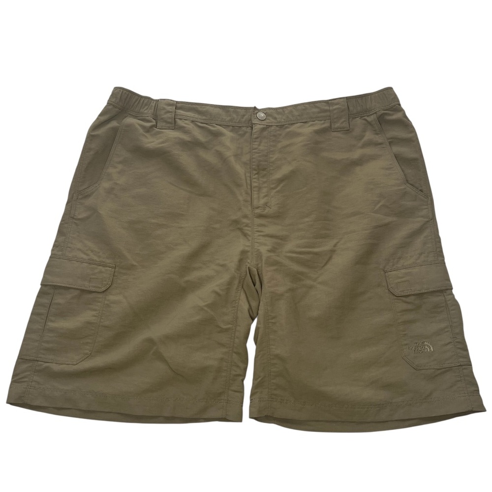 The North Face Shorts Mens Size XXL Cargo Pockets Green Utility Outdoor Hiking